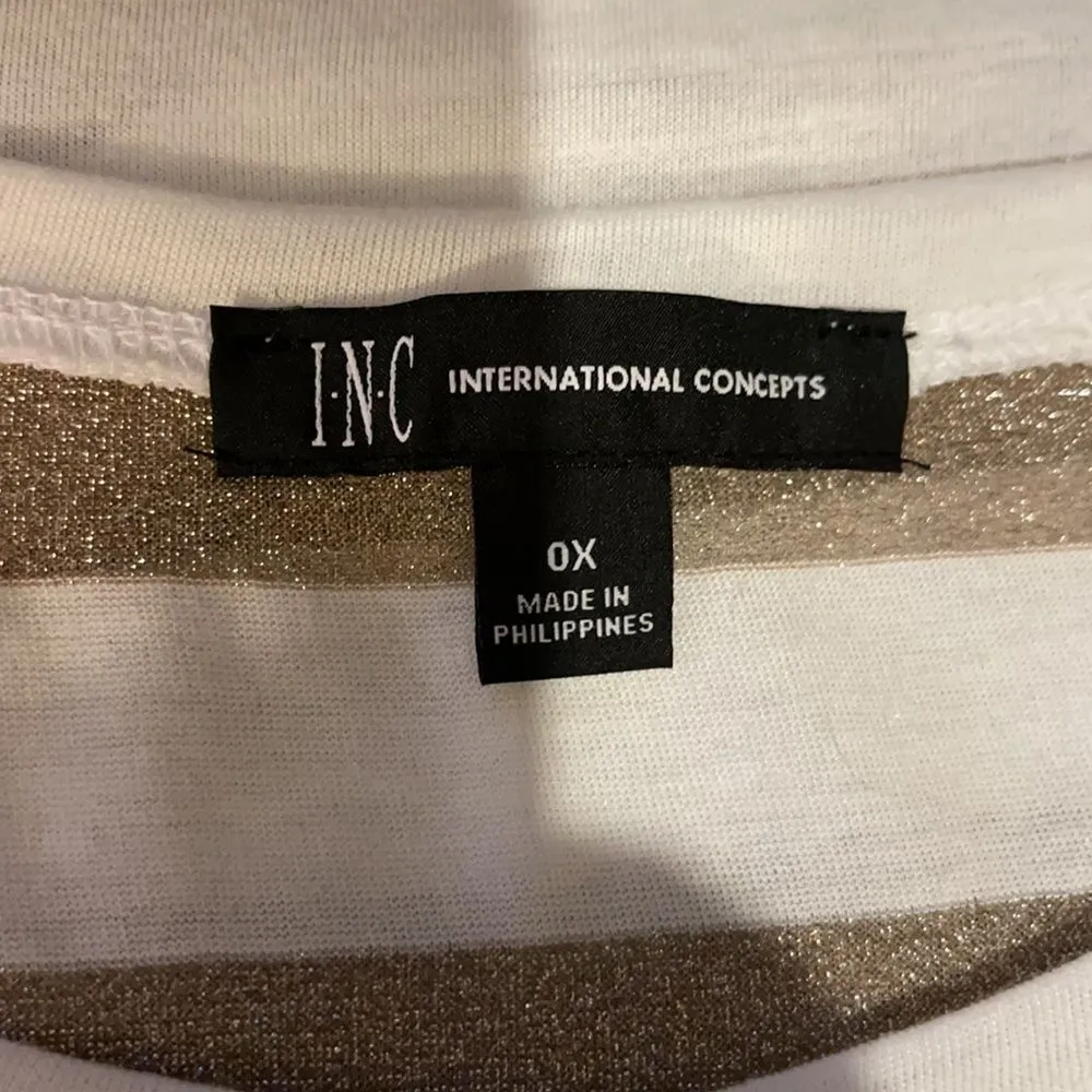 INC International Concepts Coastal Cool Top 0X White - Image 13