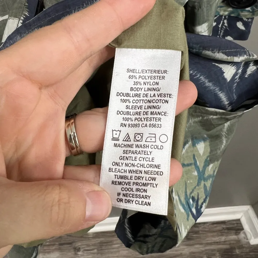 Nic + Zoe Size Large Green and blue print Jacket - Image 5