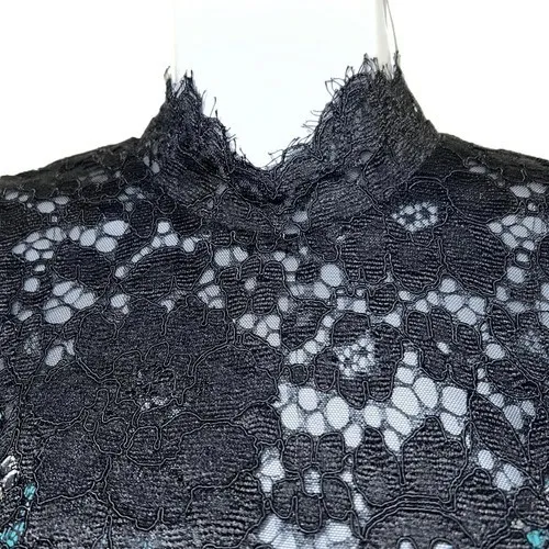 ANTHROPOLOGIE MAEVE Flowy Butterfly Lace Swing Dress Swan Bird Print EUC Size XS - Image 4