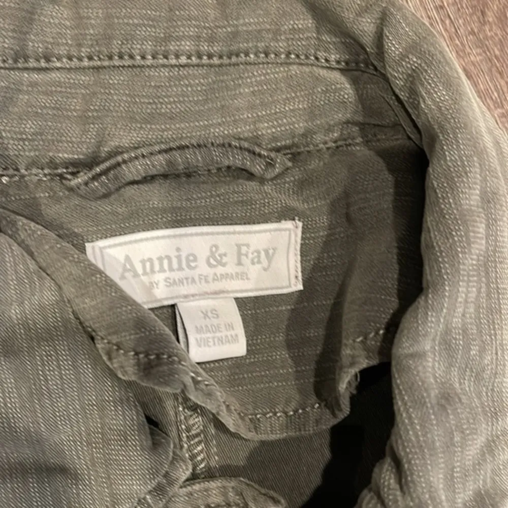 Annie & Fay until it’s jacket in olive green Size XS - Image 3