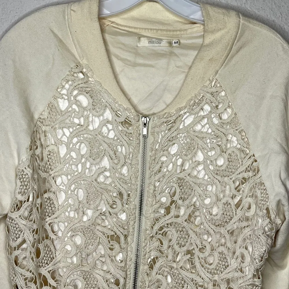 Millau Zip Jacket‎ Ivory Size M - Image 5