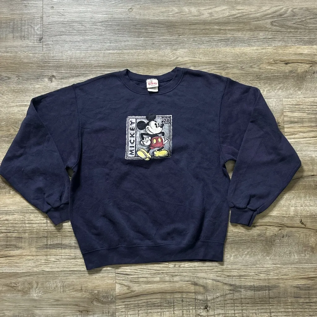 Vintage Disney Mickey Stamp Crewneck Sweatshirt - Image 6
