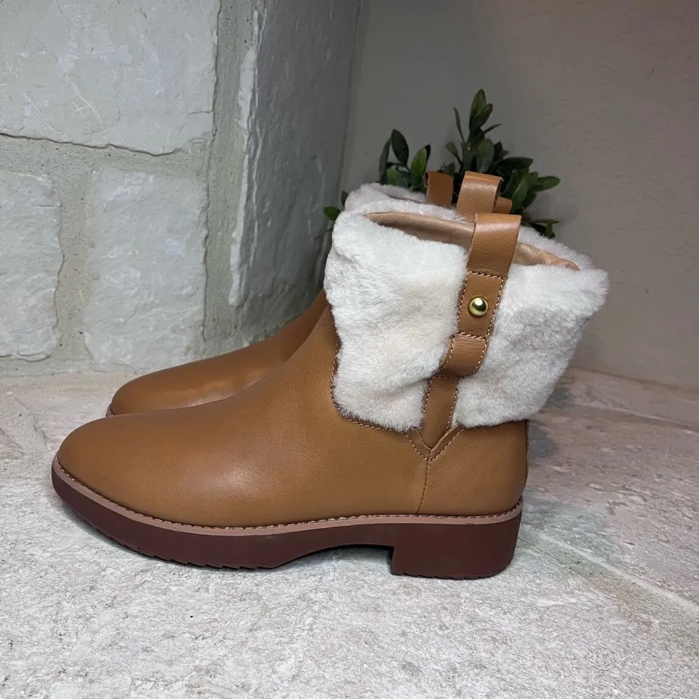 Fit Flop MIMIE ANKLE hazelnut BOOTS Comfort Sz 6 - Image 6