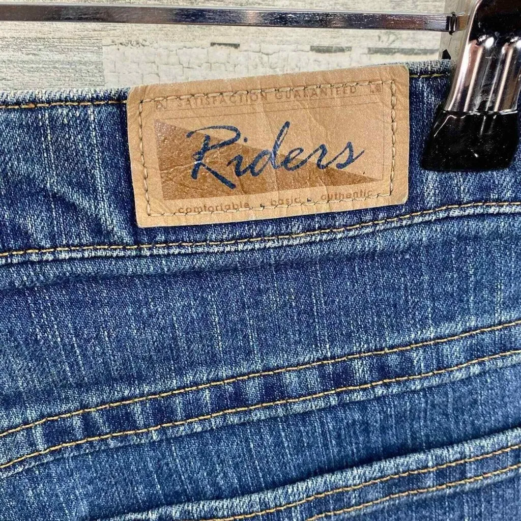 Riders Mom Jeans Womens 10 Blue‎ High Waist Straight Leg Vintage Blue - Image 4