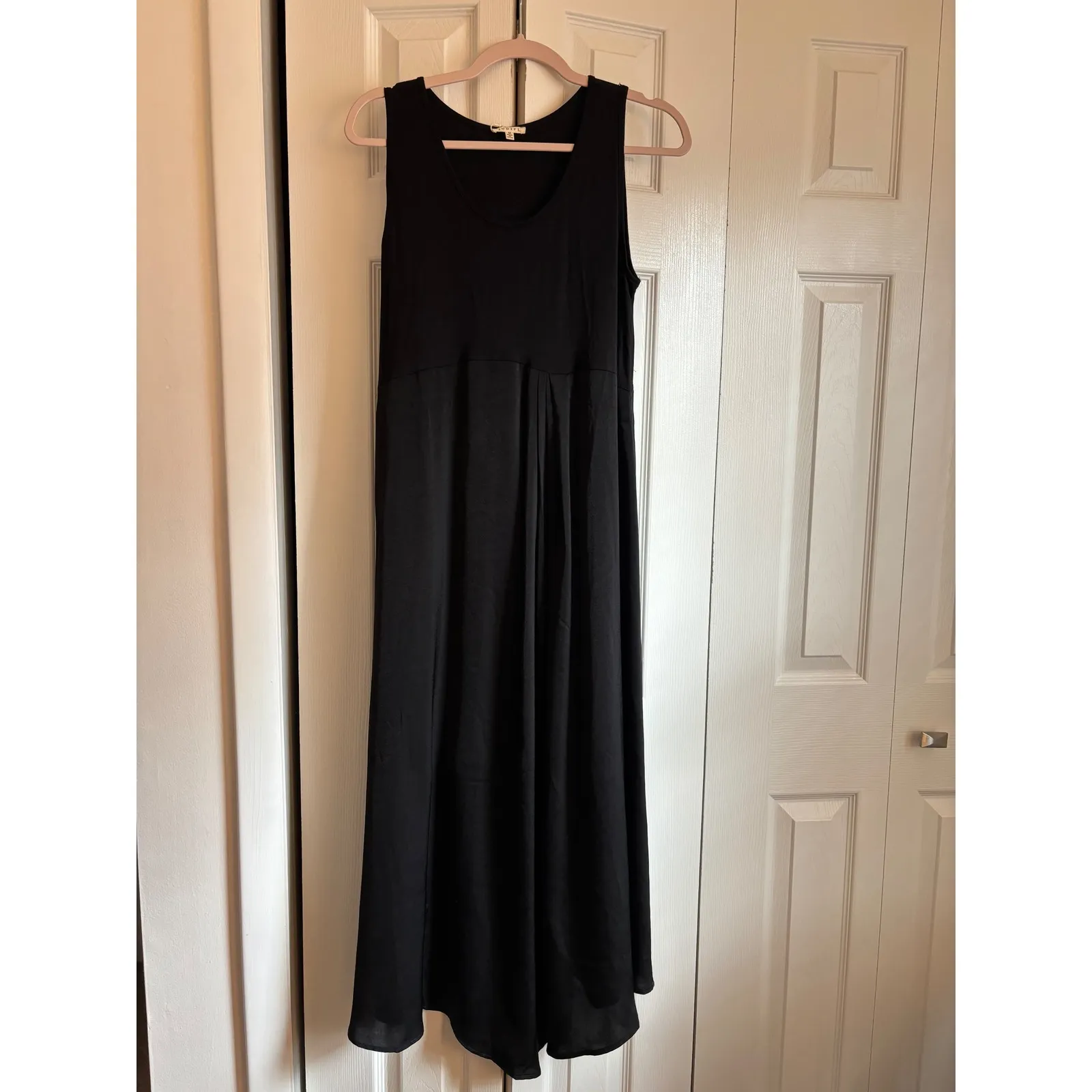 Chic Jodifl Black Maxi Dress | M | T-Shirt Top + Flowing Skirt | NWT - Image 5