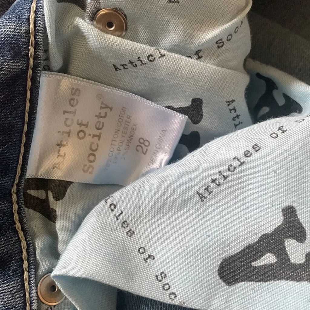 Articles of society blue jeans - Image 2
