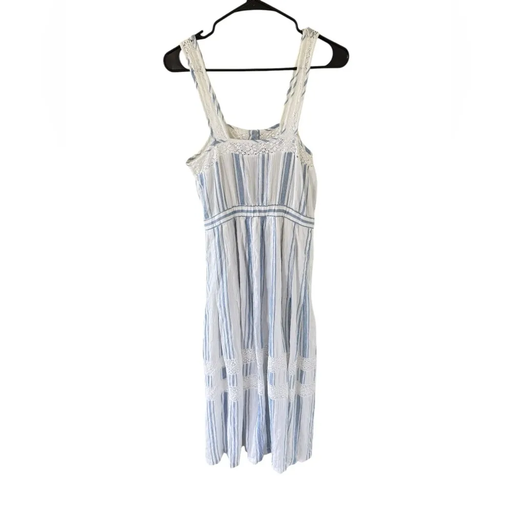 Love Shack Fancy Eve Midi Striped Dress - Image 3