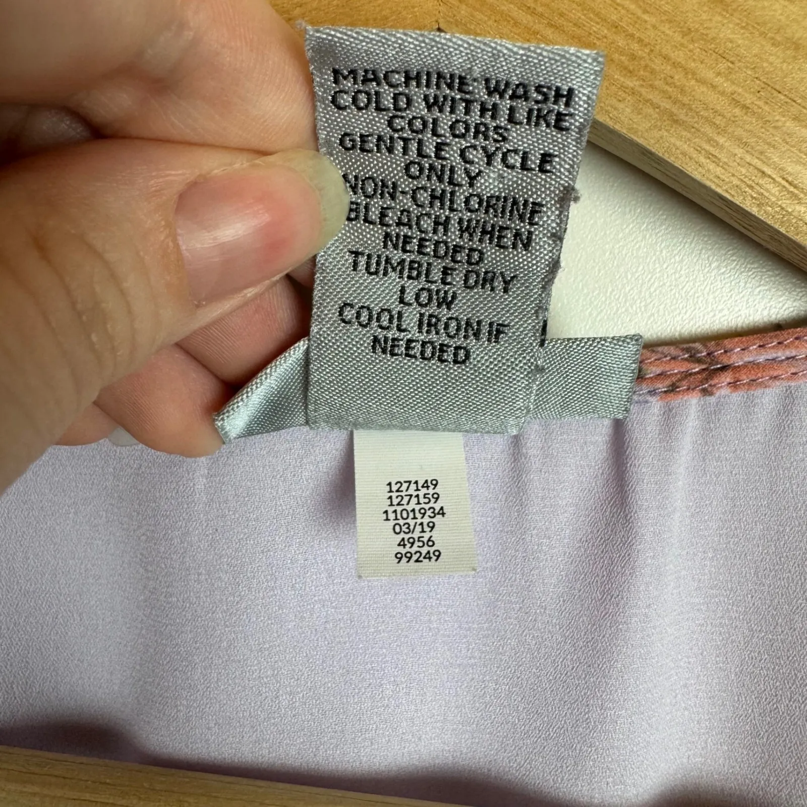 Catherines Floral Kimono 2X/3X Lavendar Open Front Lightweight Beachy Cover Up - Image 8