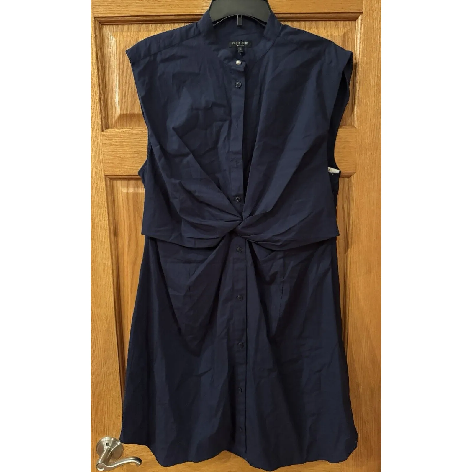 RAG & BONE Louisa Sleeveless Poplin Dress $328.00 Size 8 - Image 5