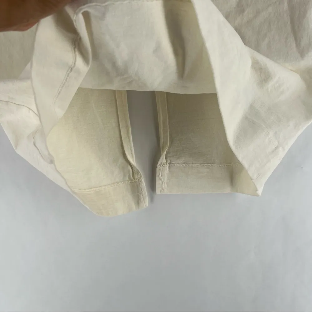 Free People Beach Elizabeth Midi Dress Cotton Strapless Breathable Slit - Image 6