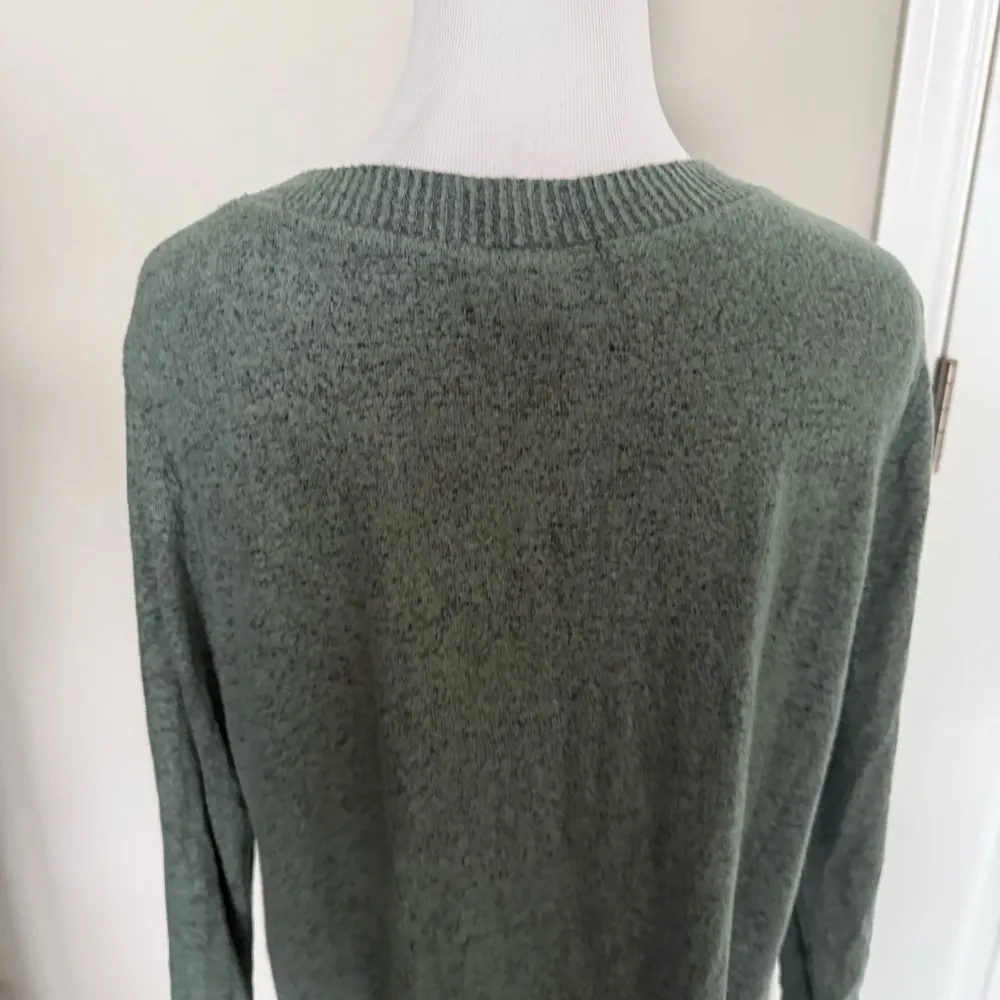 Fortune + Ivy Heather Green Sweater Size Large - Image 5