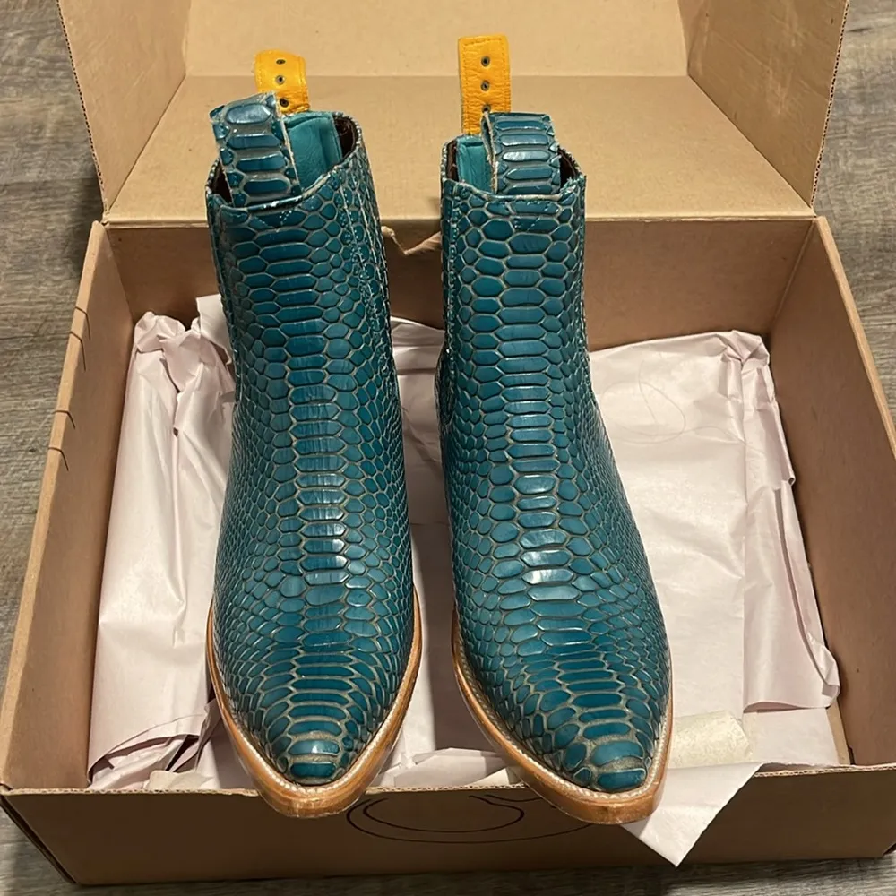 Pskaufman no.1001 freeway chelsea boot Green Size 9 - Image 9