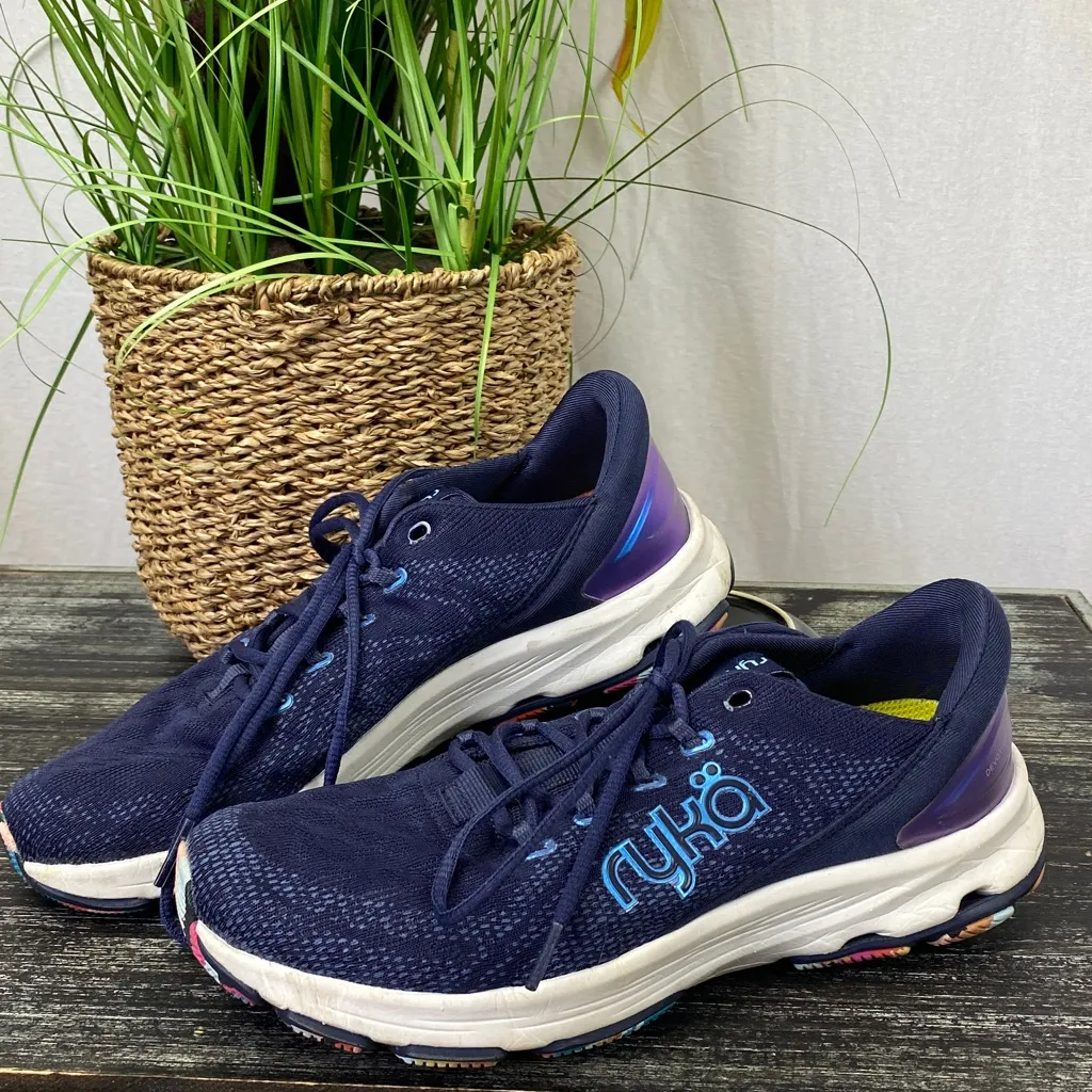 Ryka Blue Devotion X Lace Up Running Sneaker Shoes 7.5 - Image 2