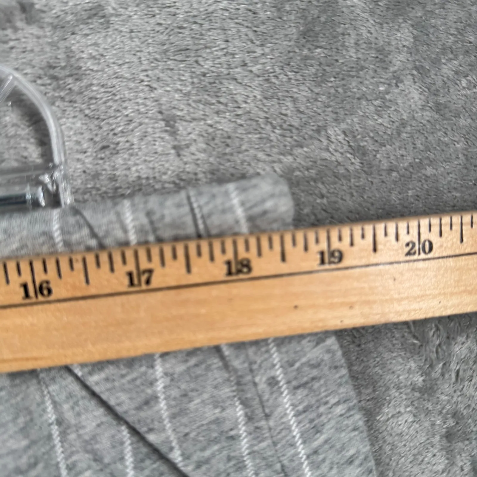 Lauren Ralph Lauren Women Pajama Set Gray Pinstripe Crop Pants Top XL Loungewear - Image 14