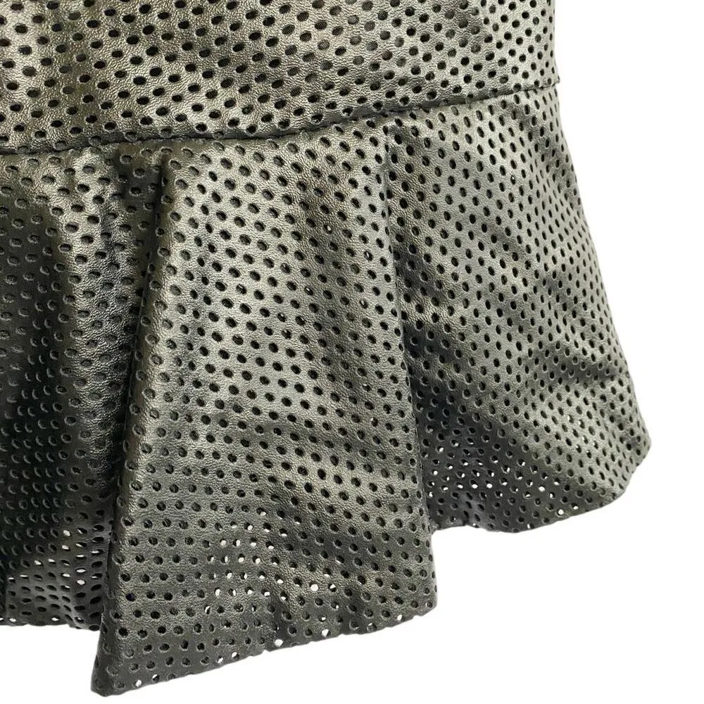 BM Los Angeles Faux Leather Tulip Skirt - Image 7