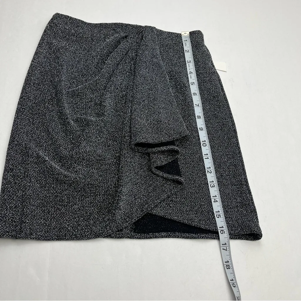 Isabel Marant Etoile Bergen Glittery Draped‎ Mini Skirt Womens Size 36 / 4 NWOT - Image 8