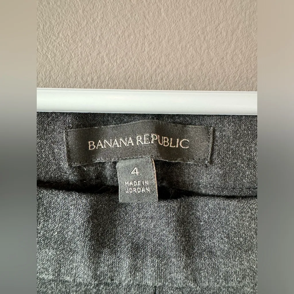Banana Republic Women’s Dark Grey Devon Trouser Leggings‎ Size 4 - Image 2