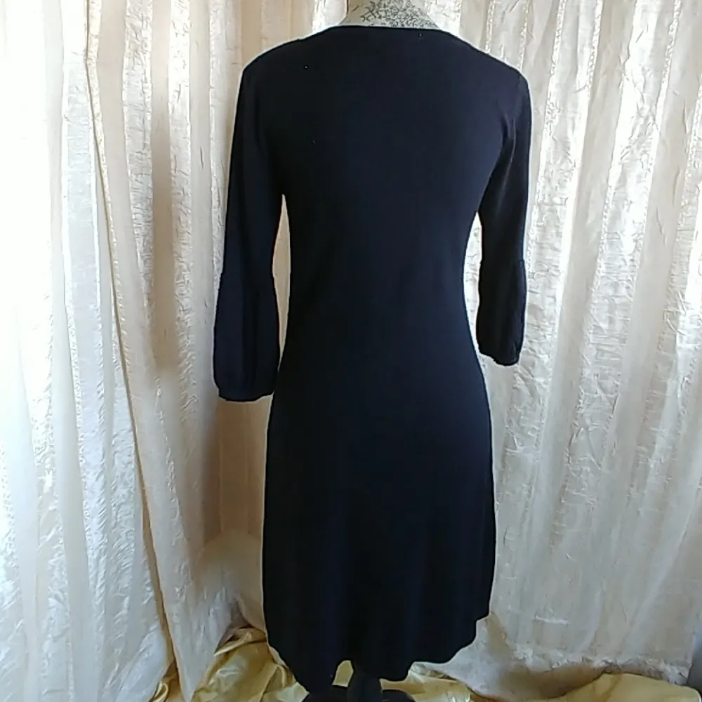 White House Black Market Black Sweater Dress - Image 3