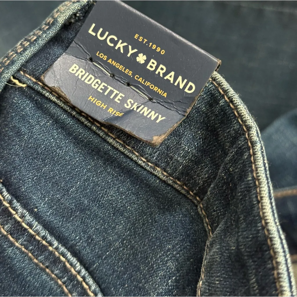 NWT Lucky Brand High Rise Bridgette Skinny Jeans in Lonestar Wash | 2/26 Regular - Image 5