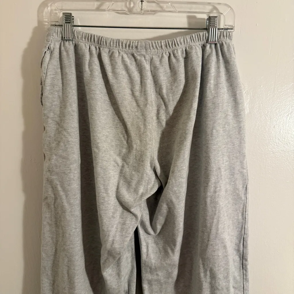 Brandy Melville Light Gray Knit Sweat Pants Womens Small - Image 6