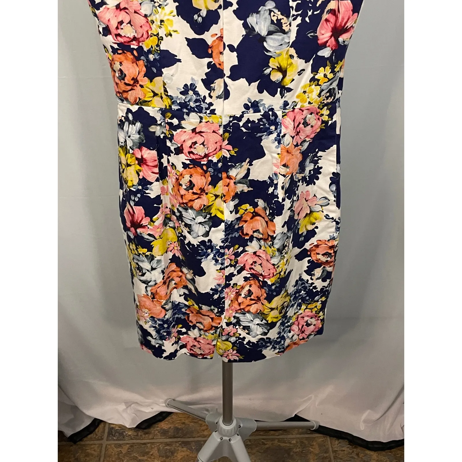 The Limited Petite Floral Dress Sleeveless Sheath Party‎ Cocktail Career - Image 9