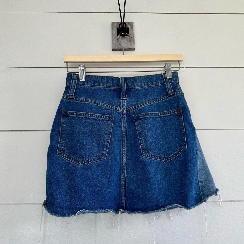 Madewell Women’s 24 Rigid Denim A Line Mini Skirt - Image 3