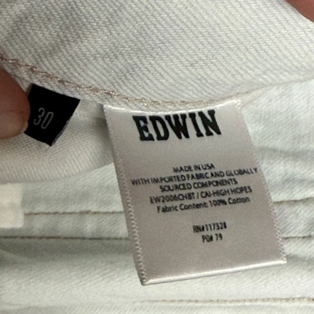 Edwin “CAI” Jeans in High Hopes Wash Size 30 - Image 11
