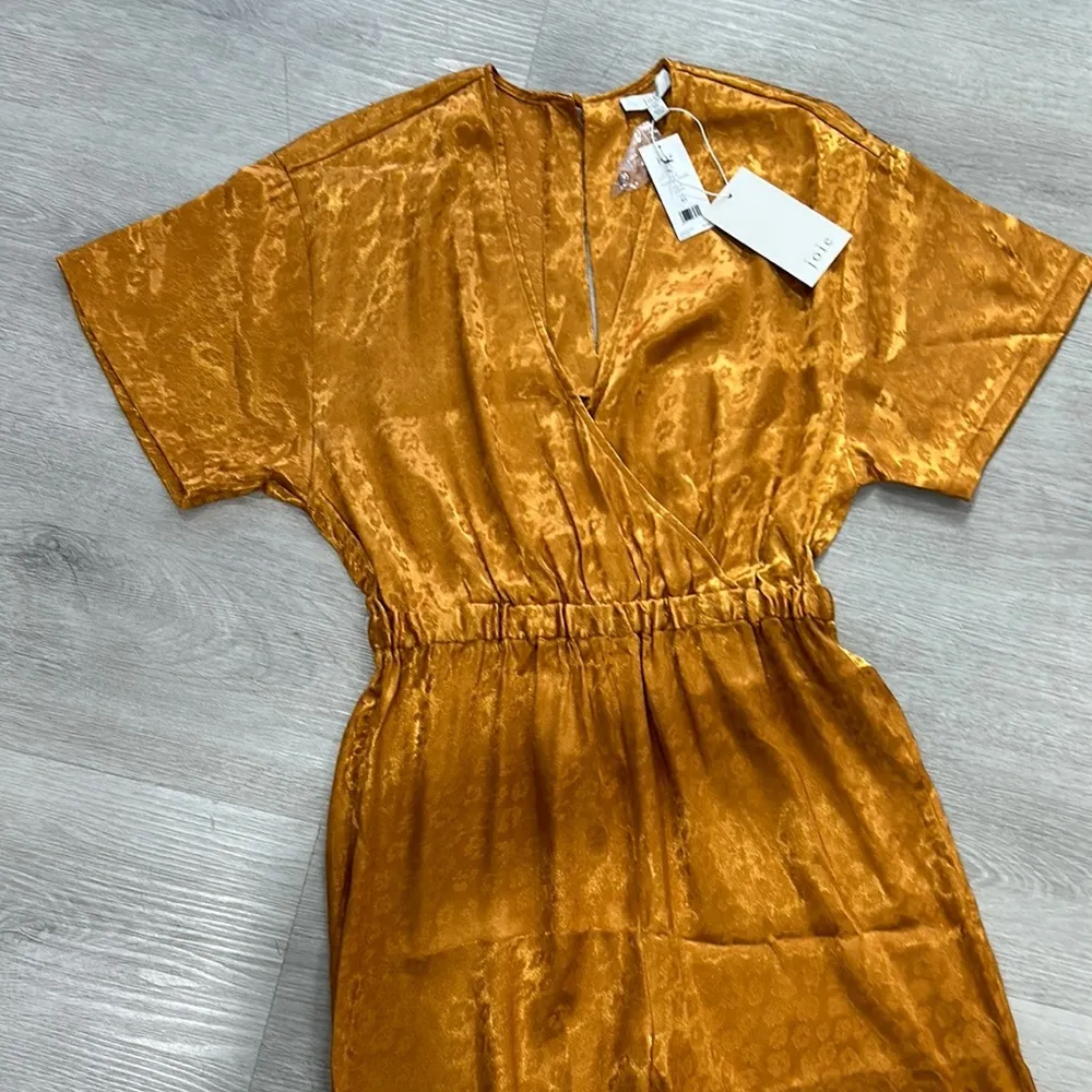 nwt // joie tau copper leopard jumpsuit - Image 12