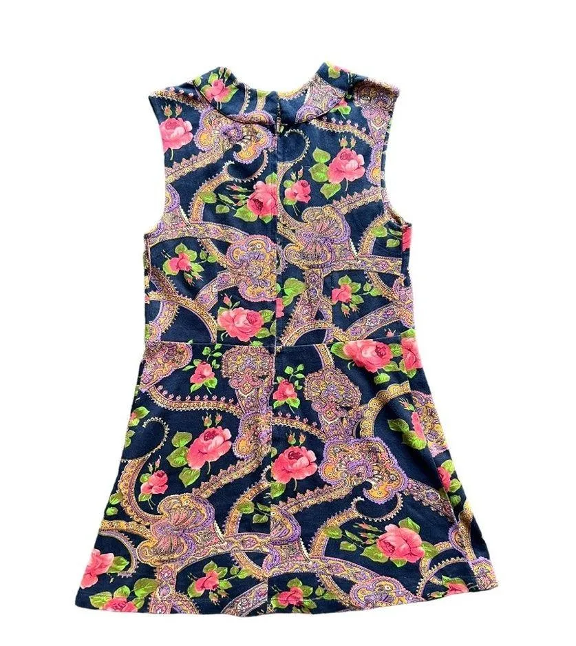 Free People Rose Paisley Mini Dress Size Small - Image 3