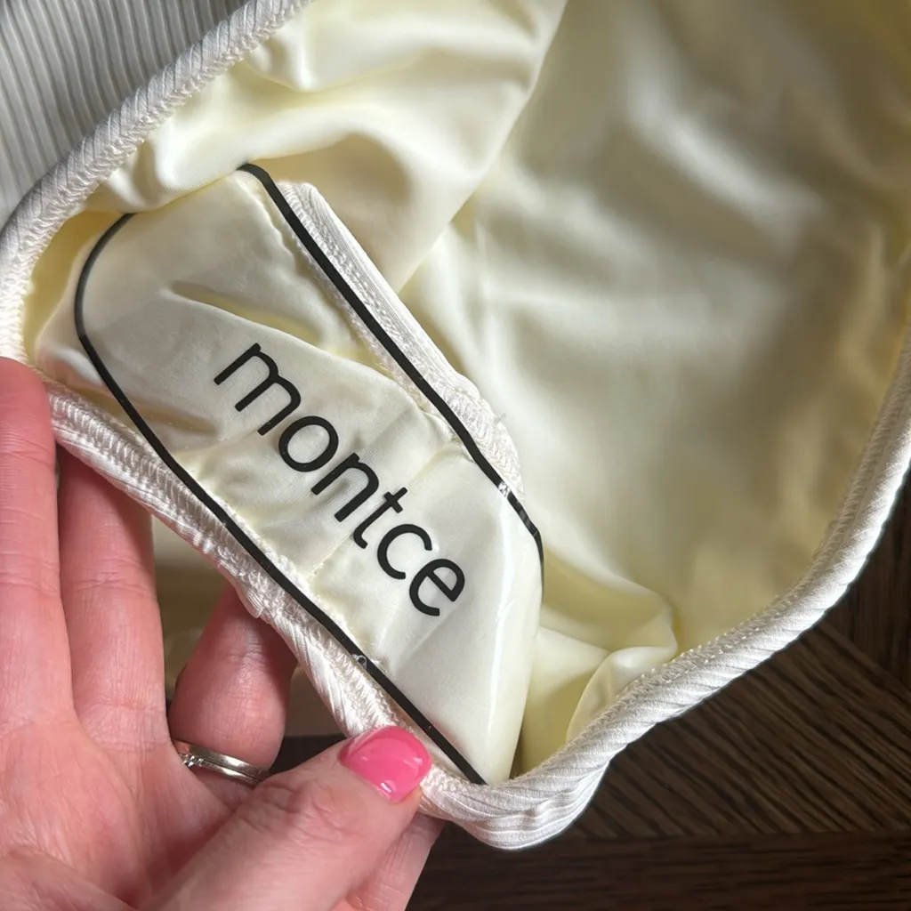 MONTCE SWIM Kim One Piece Swimsuit, Cream Rib, Large , BRAND NEW WITH TAG, $218 - Image 11