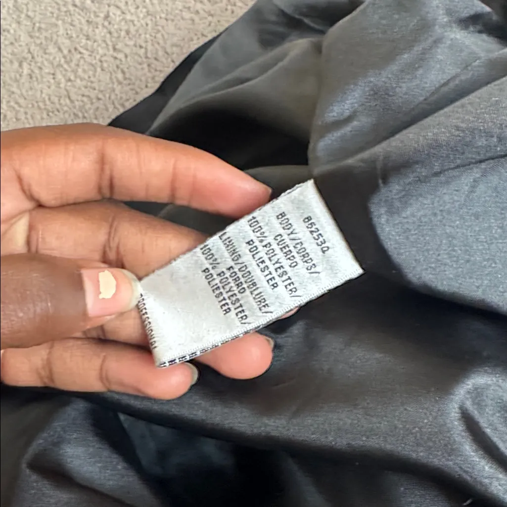 JS Collections Black Strapless Tulle Gown SIZE 8 - Image 6