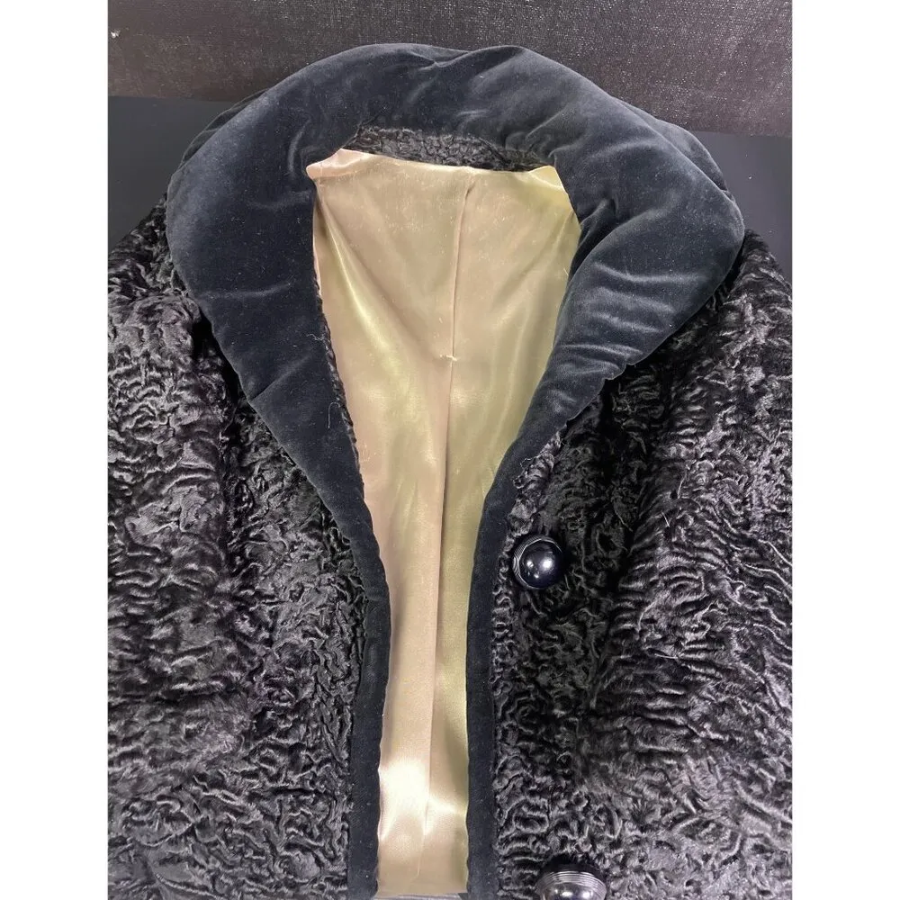 Vintage Women's Black Persian Lamb Coat/Jacket SizeM SKU 1806 Size M - Image 4