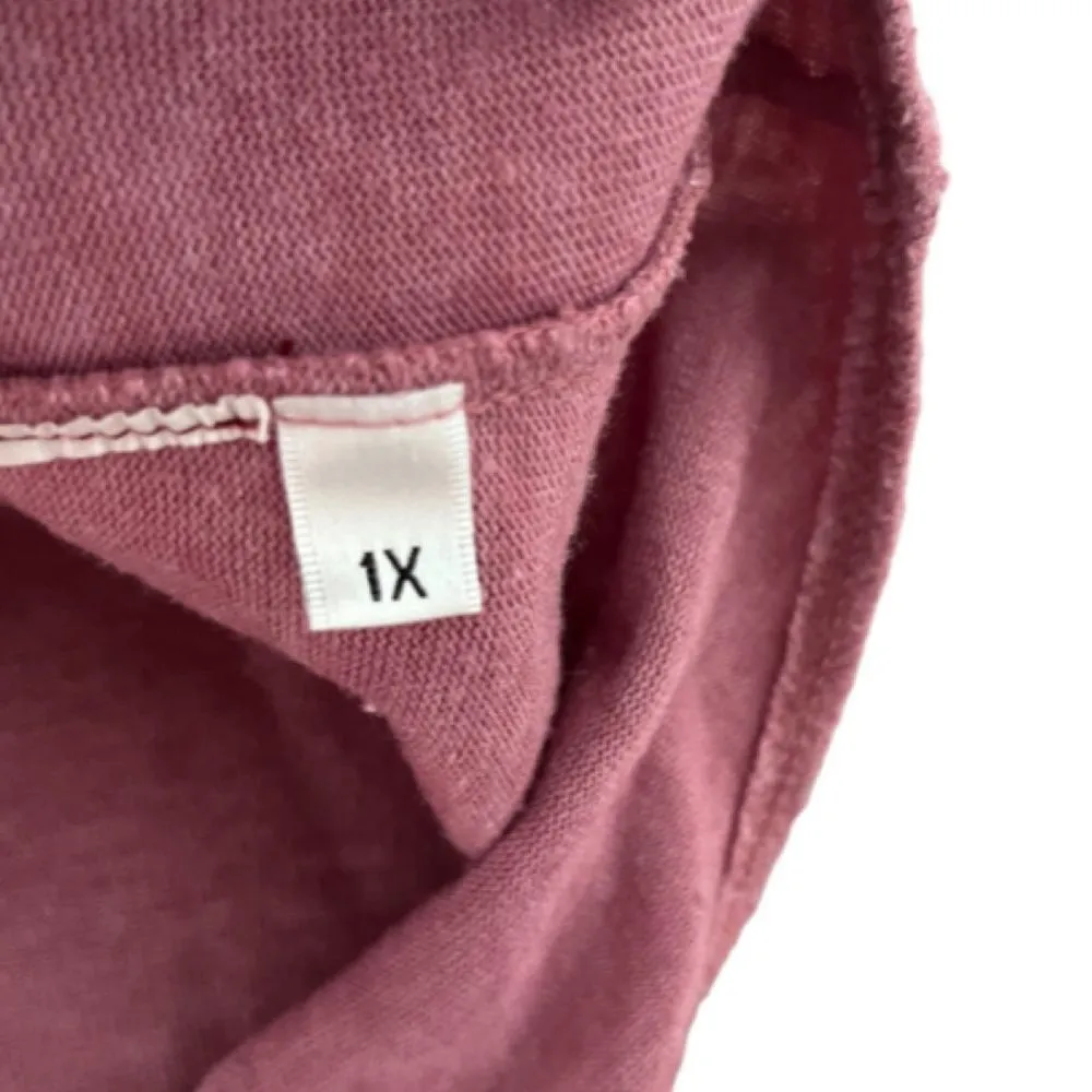 143 story pink ombre sweater 1X - Image 4