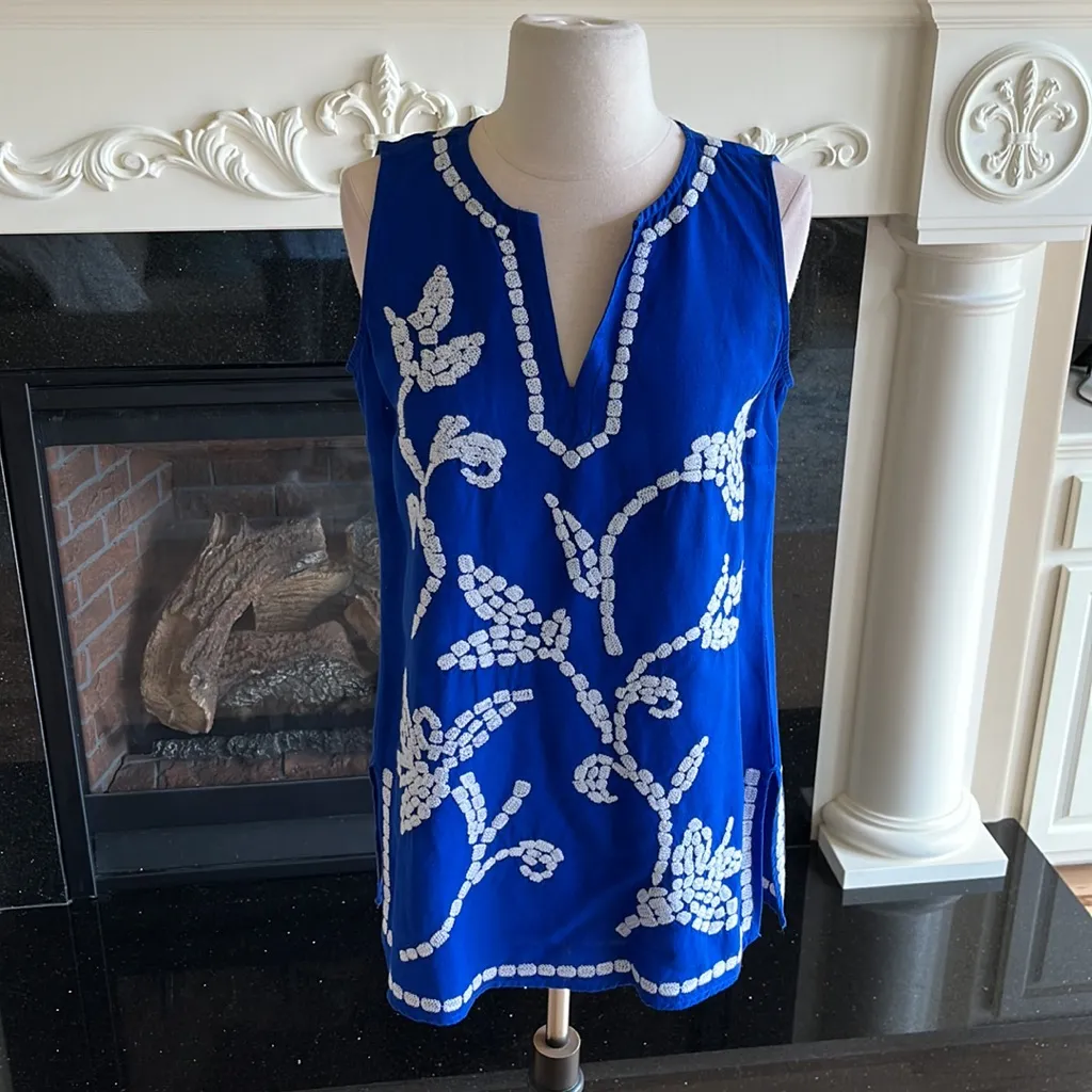 Linen Embroidered Tunic - Image 5