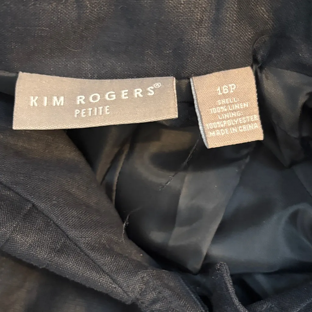 Kim Rogers Black Button-Up Blazer - Image 2