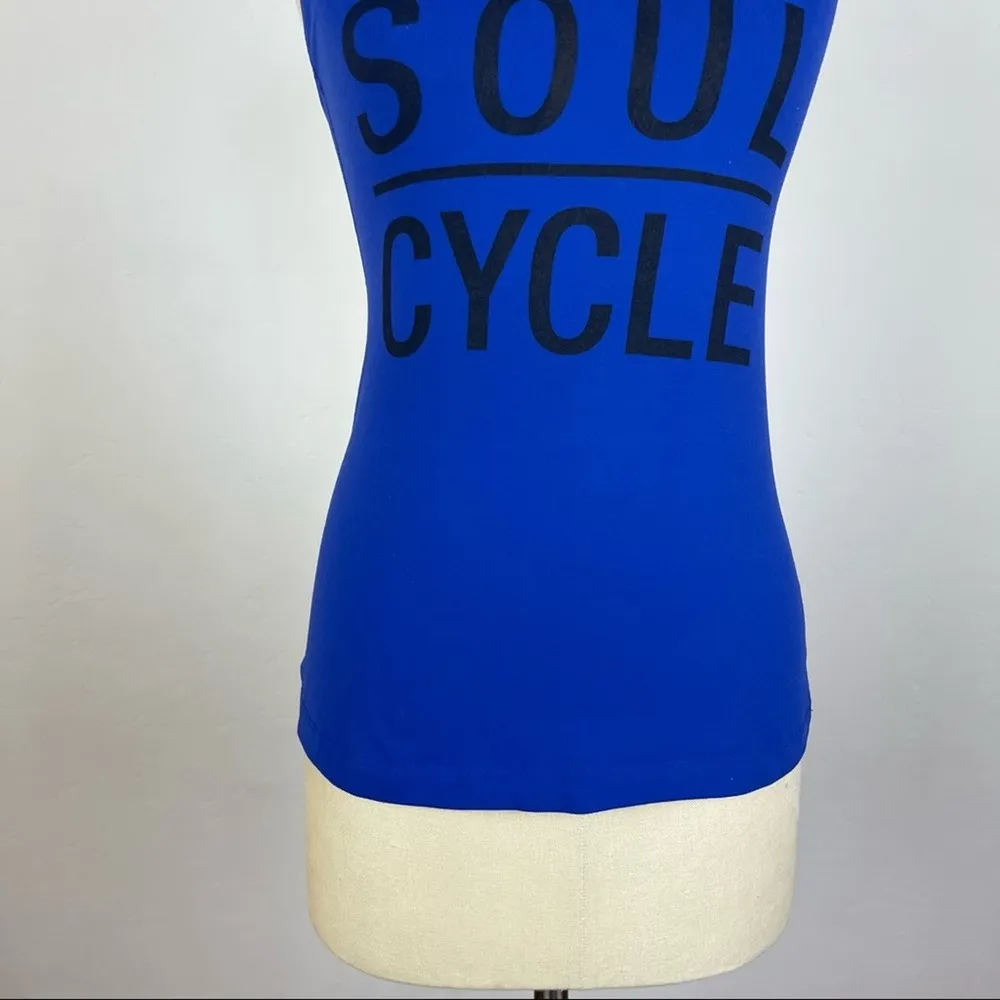 Lululemon x Soulcycle Blue Cool Racerback Tank - Image 4