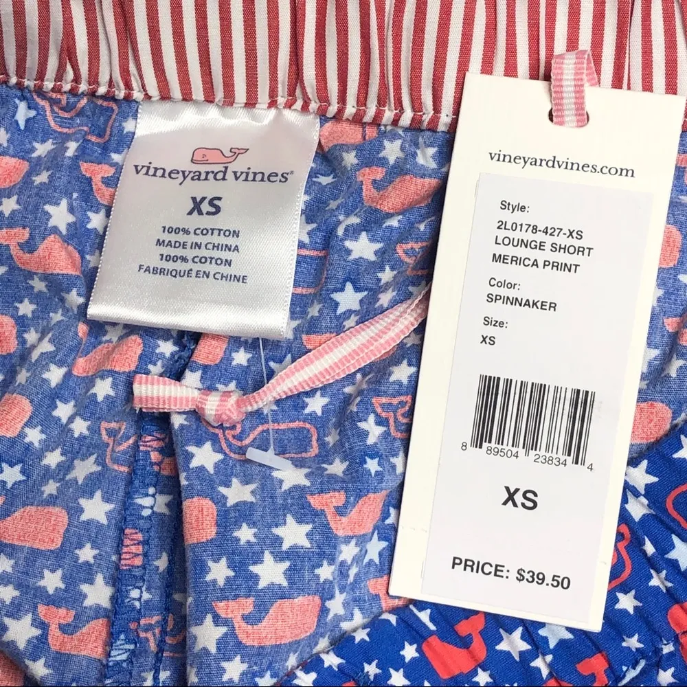 NWT Vineyard Vines Merica Print Shorts XS - Image 4