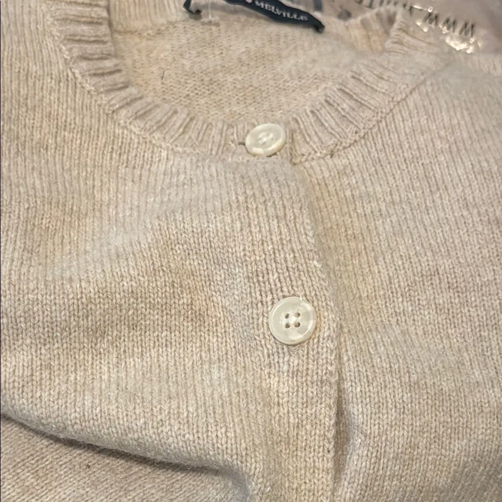 Brandy Melville wool cotton blend Cardigan beige/cream/pink hue Amalie? One size - Image 2