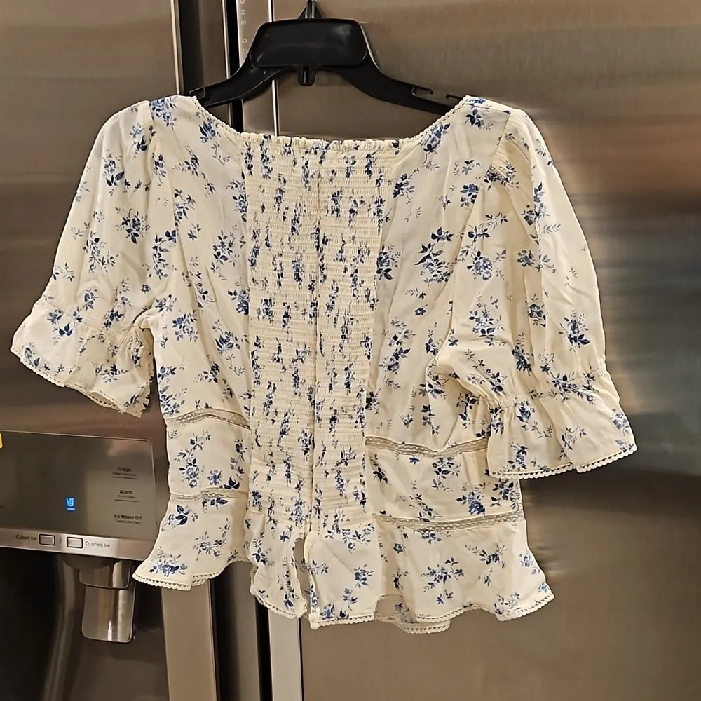 💕REFORMATION💕 Daphne Top ~ Orlaya Floral Print 10 NWT - Image 12