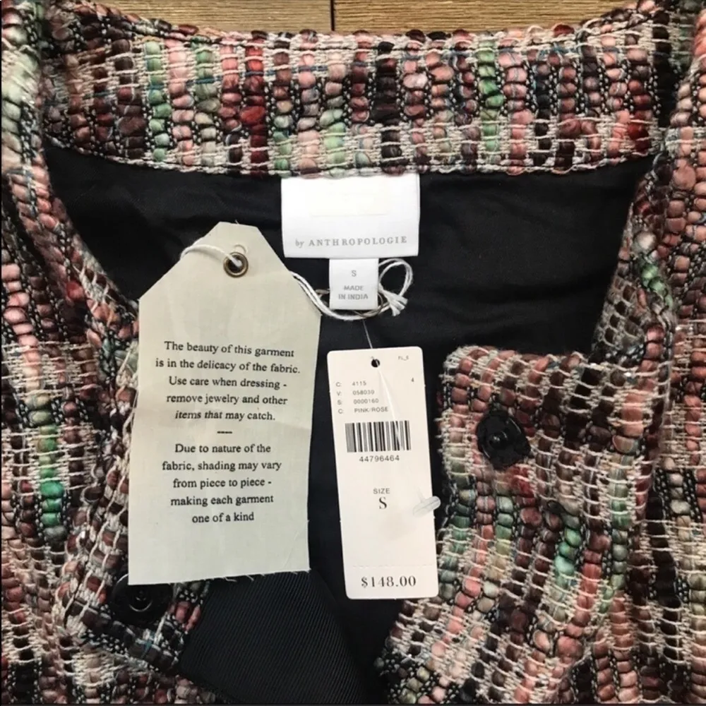 NWT Anthropologie Ett:Twa Academy Fringe Jacket - Image 8