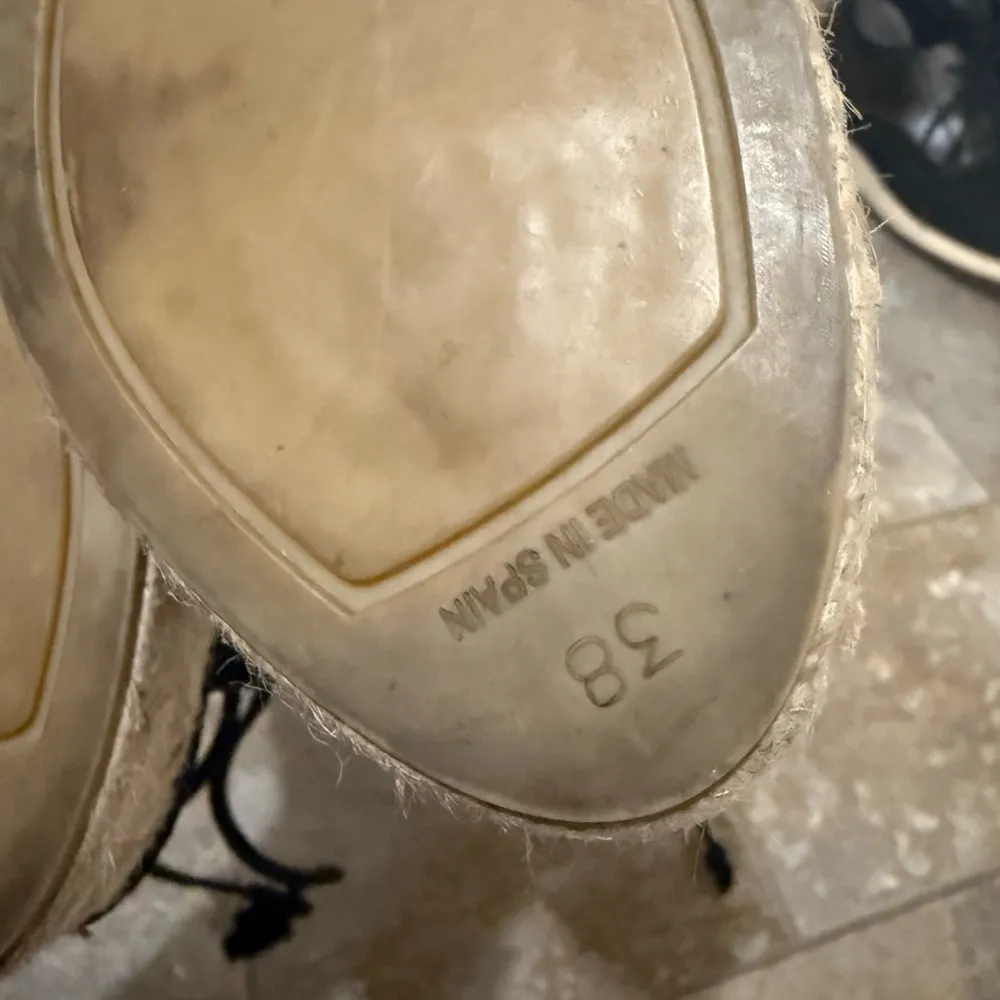 Castaner | Berta Black and Tan Wedge Espadrilles Size 7 - Image 3