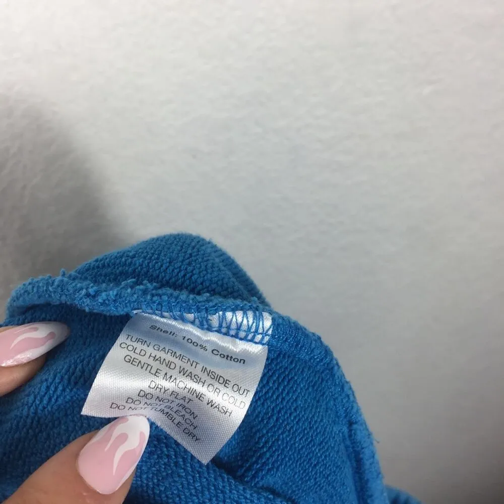 I.AM. GIA Taja Blue Graphic Logo French Terry Sweatpants XS Loungewear - Image 6