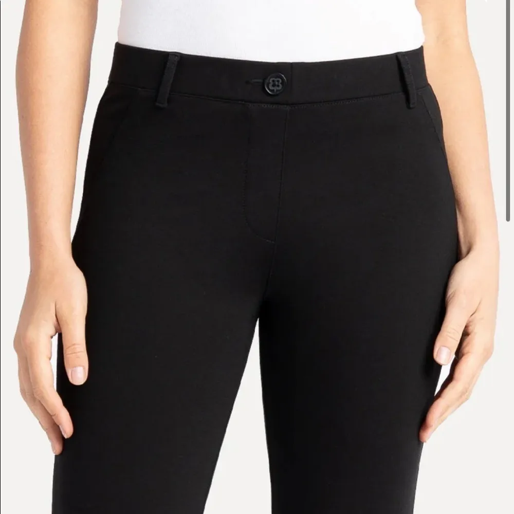 BETABRAND Straight Leg Classic Dress Pant Yoga Pants Black MP - Image 4