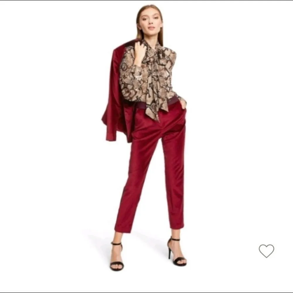 Altuzarra python/snake print blouse C33 Black Size XS - Image 2