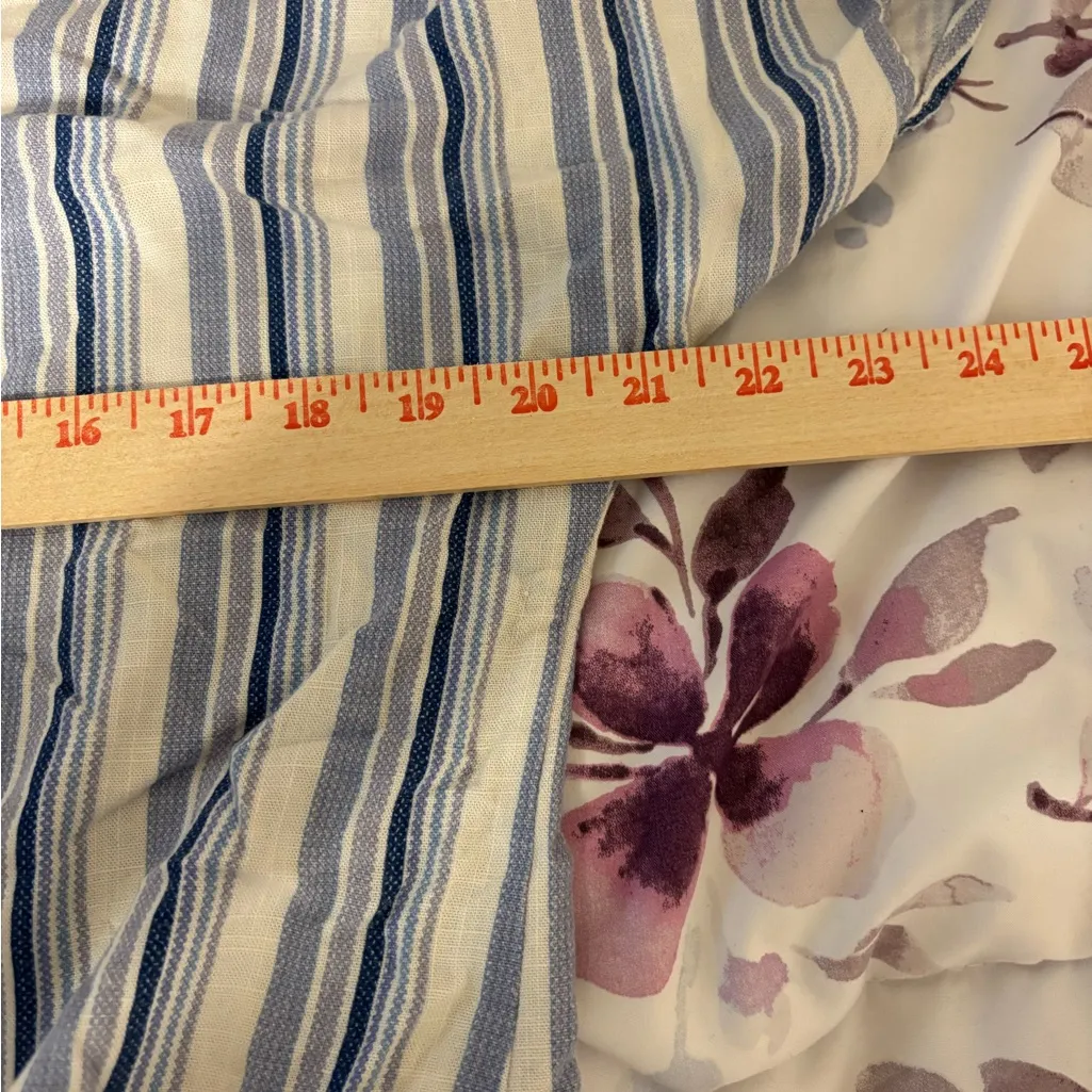 Como Vintage Striped Button-Up Blouse - Image 4