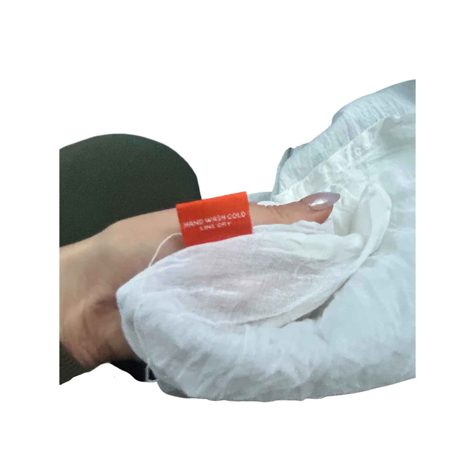 Oliphant Balloon Long Sleeve Short Dress Santorini Blue & White Tiered Size XS - Image 10