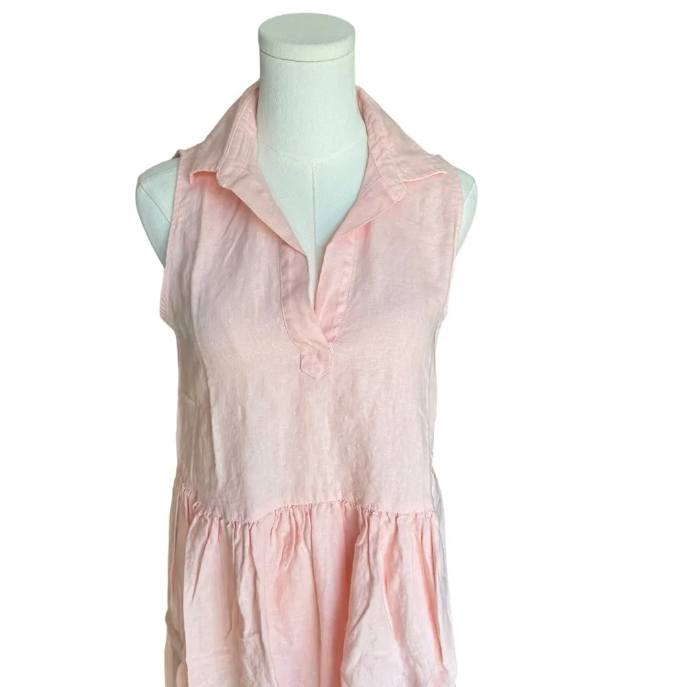 Frank & Eileen - NWOT Daphne Sleeveless Popover Blush Dress Sz XS - Image 3