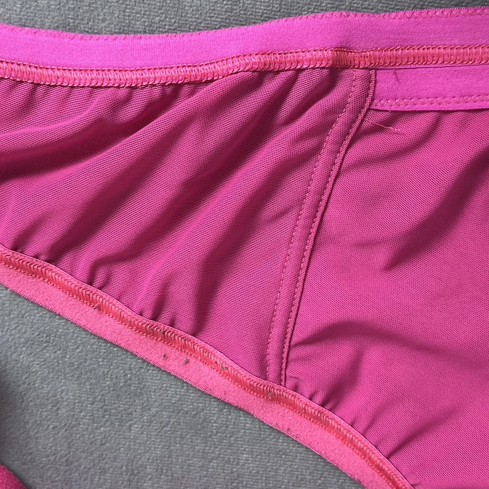 Cosabella Soire Confidence Curvy Bralette Size Large Pink Wirefree Unlined Sheer - Image 7