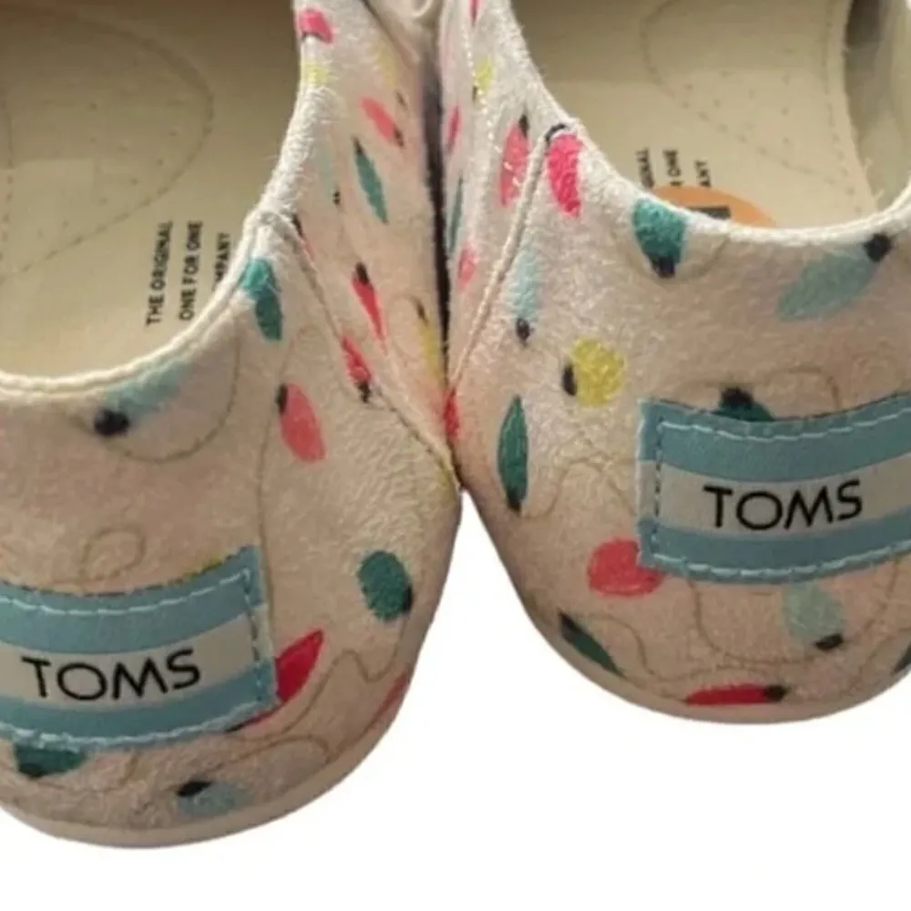 Toms Christmas Lights Alpargatas Shoes 6‎ Cream White - Image 6