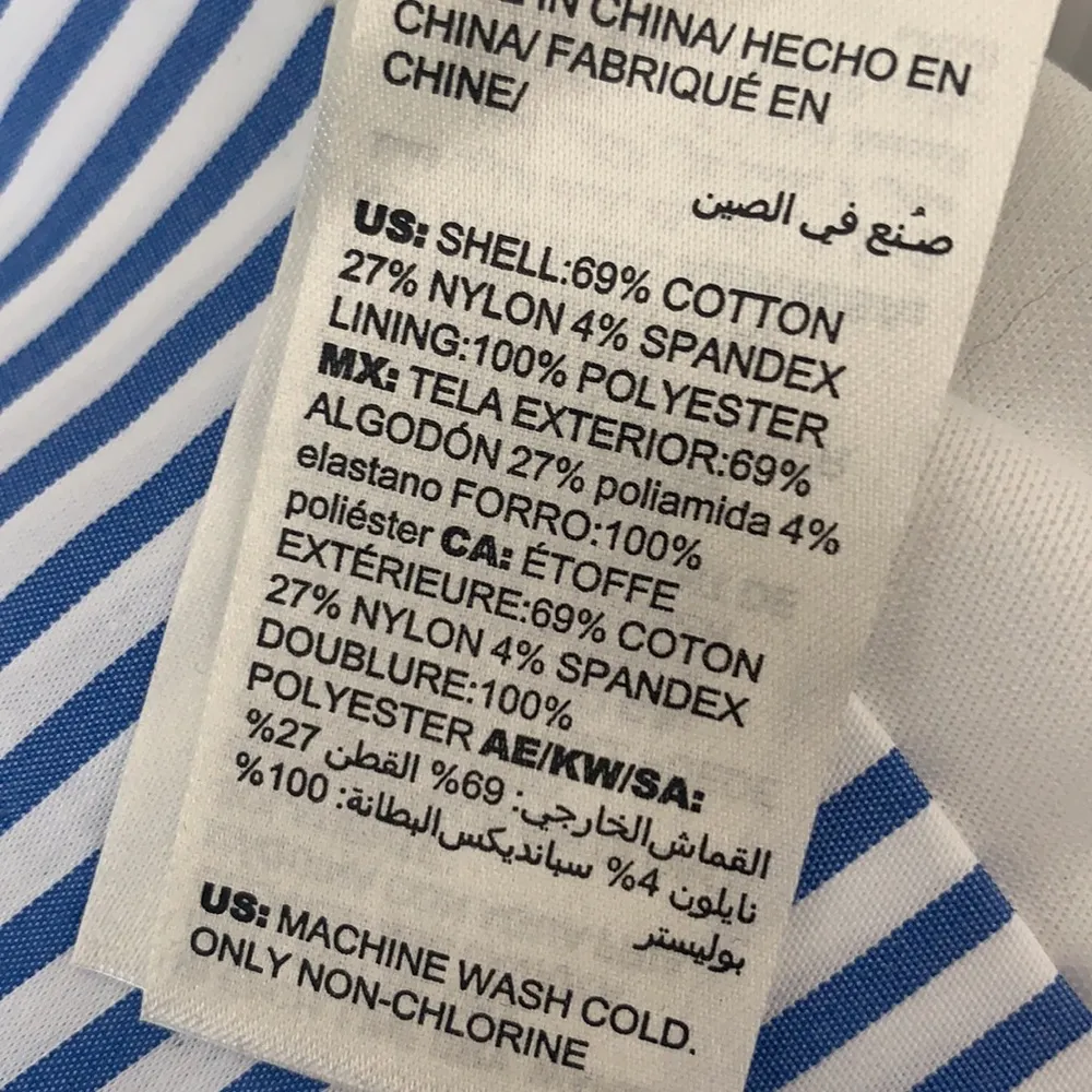 Chicos stripe drama short dress - Image 12